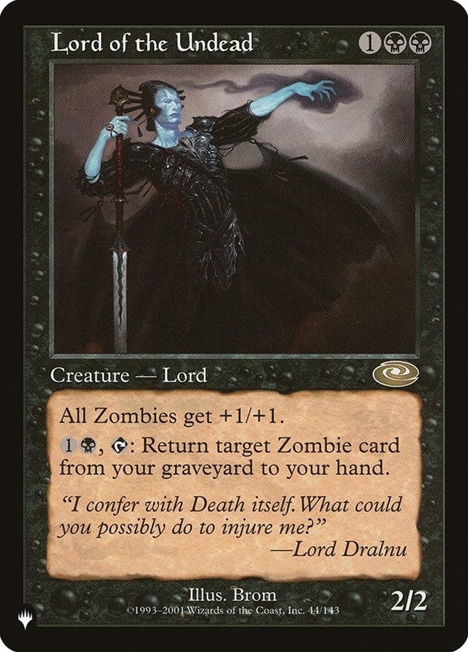 Image for Lord of the Undead (44) [The List Reprints]