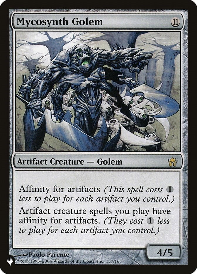 Image for Mycosynth Golem (137) [The List Reprints]