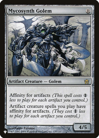 Image for Mycosynth Golem (137) [The List Reprints]