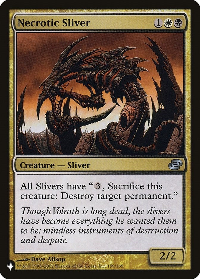 Image for Necrotic Sliver (159) [The List Reprints]