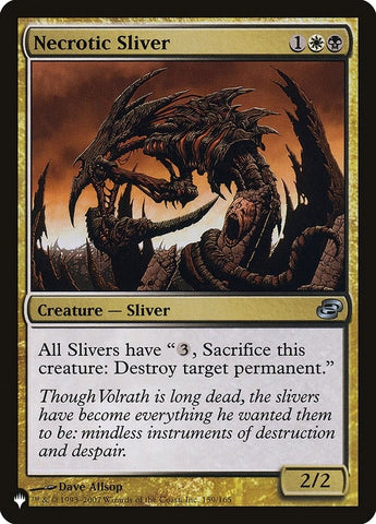 Image for Necrotic Sliver (159) [The List Reprints]