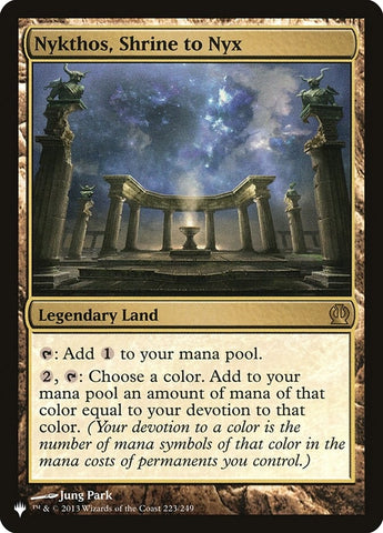 Image for Nykthos, Shrine to Nyx (223) [The List Reprints]