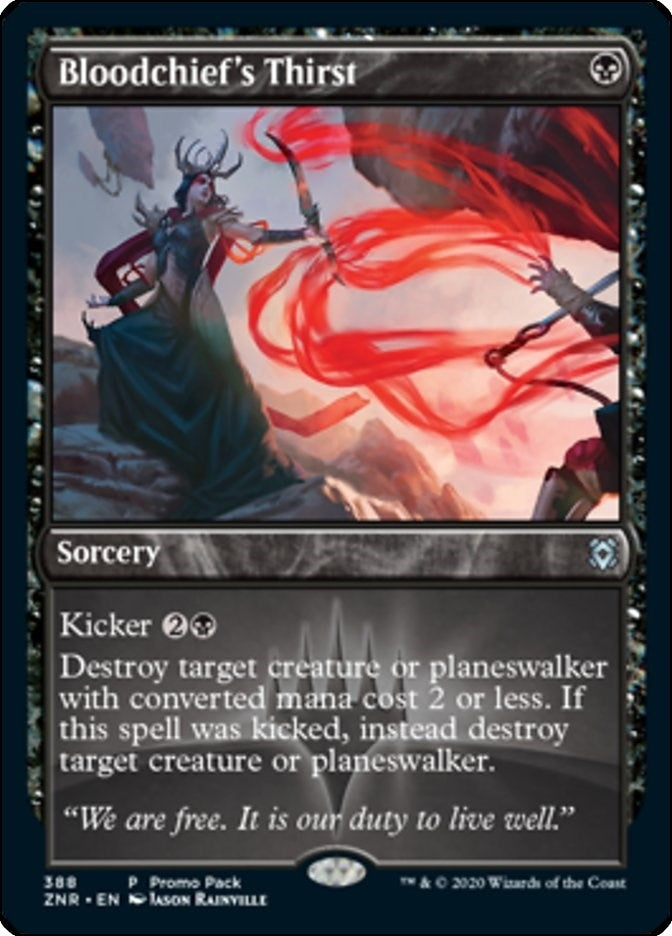 Image for Bloodchief's Thirst (388) [Promo Pack: Zendikar Rising]