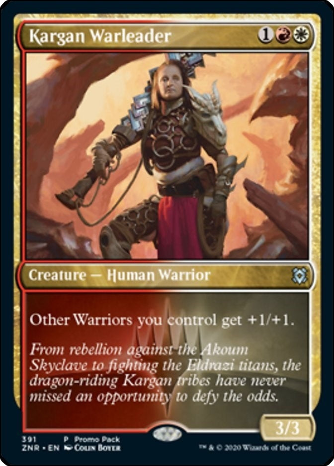 Image for Kargan Warleader (391) [Promo Pack: Zendikar Rising]