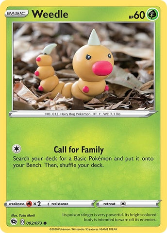 Image for Weedle (02/73) - Pokemon