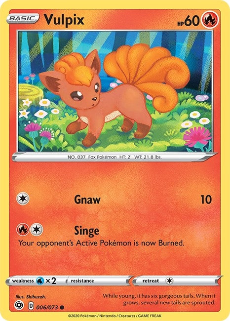 Image for Vulpix (06/73) [Champion's Path]