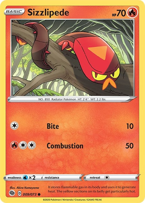 Image for Sizzlipede (09/73) - Pokemon