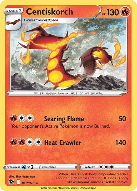 Image for Centiskorch (10/73) [Champion's Path]