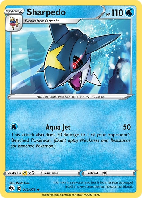 Image for Sharpedo (12/73) - Pokemon
