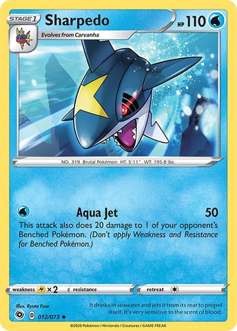 Image for Sharpedo (12/73) - Pokemon