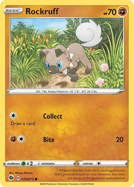 Image for Rockruff (29/73) - Pokemon