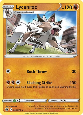 Image for Lycanroc (30/73) [Champion's Path]