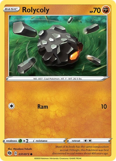 Image for Rolycoly (31/73) - Pokemon
