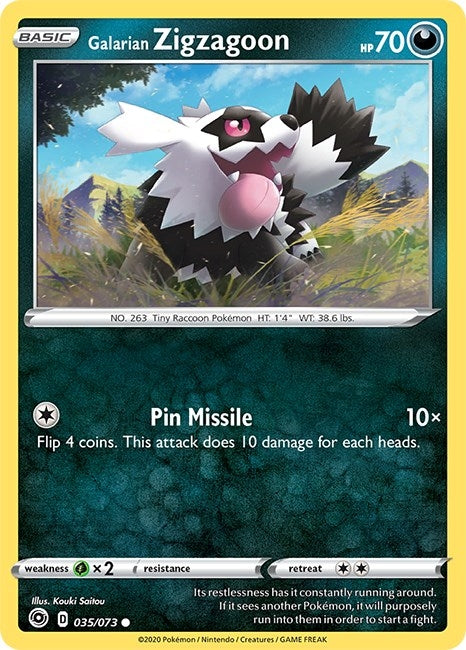 Image for Galarian Zigzagoon (35/73) [Champion's Path]