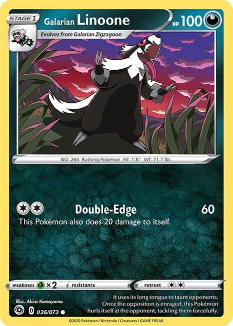 Image for Galarian Linoone (36/73) [Champion's Path]