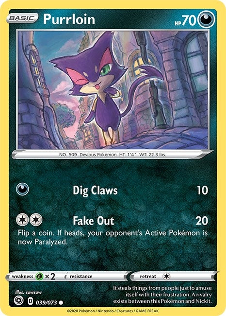 Image for Purrloin (39/73) - Pokemon