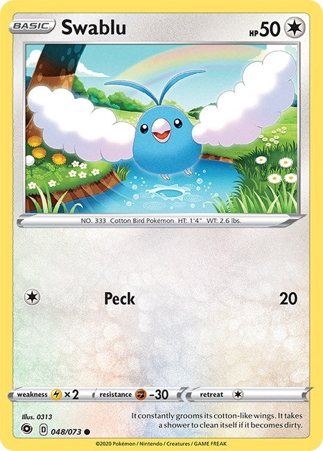 Image for Swablu (48/73) [Champion's Path]
