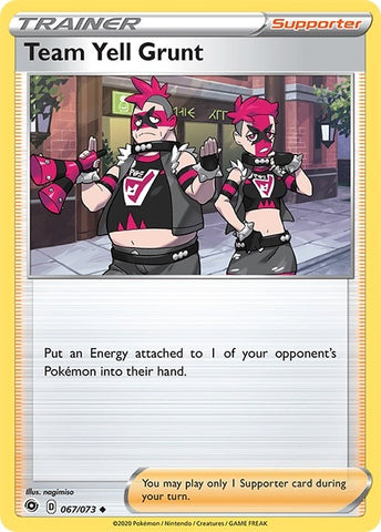 Image for Team Yell Grunt (67/73) [Champion's Path]
