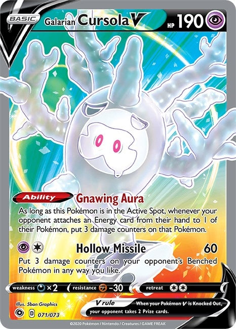 Image for Galarian Cursola V (Full Art) (71/73) [Champion's Path]