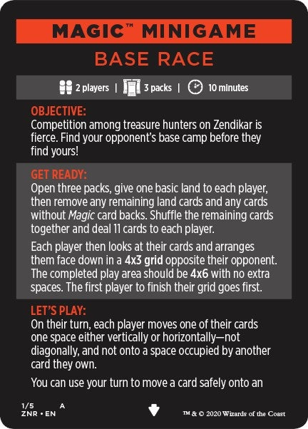 Image for Magic Minigame: Base Race (1) [Zendikar Rising]