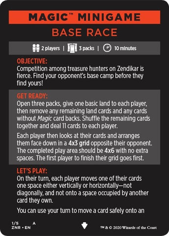 Image for Magic Minigame: Base Race (1) [Zendikar Rising]