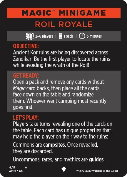Image for Magic Minigame: Roil Royale (4) [Zendikar Rising]