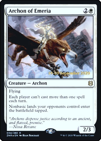Image for Archon of Emeria (4) [Prerelease Cards]