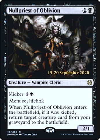 Image for Nullpriest of Oblivion (118) [Prerelease Cards]