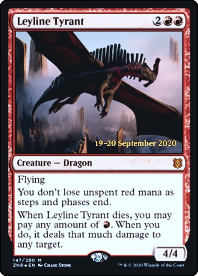 Image for Leyline Tyrant (147) [Prerelease Cards]