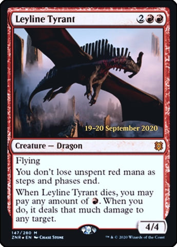 Image for Leyline Tyrant (147) [Prerelease Cards]