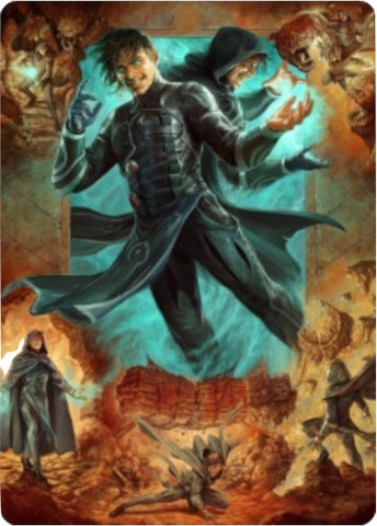 Image for Jace, Mirror Mage Art Card (2/81) (2) [Art Series: Zendikar Rising]