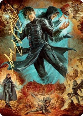 Image for Jace, Mirror Mage Art Card (2/81) (Gold-Stamped Signature) (2) [Art Series: Zendikar Rising]