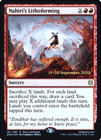 Image for Nahiri's Lithoforming (151) [Prerelease Cards]