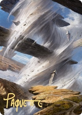 Image for Plains Art Card (8/81) (Gold-Stamped Signature) (8) [Art Series: Zendikar Rising]