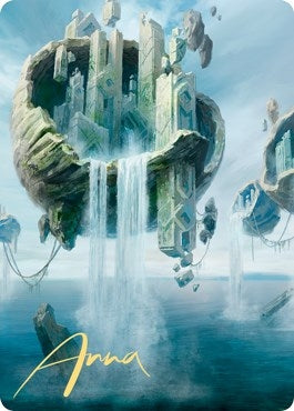 Image for Island Art Card (11/81) (Gold-Stamped Signature) (11) [Art Series: Zendikar Rising]