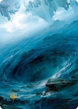 Image for Island Art Card (12/81) (Gold-Stamped) (12) [Art Series: Zendikar Rising]