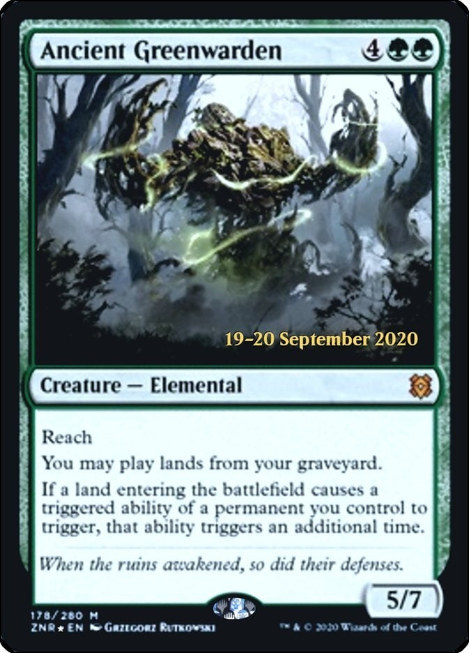 Image for Ancient Greenwarden (178) [Prerelease Cards]