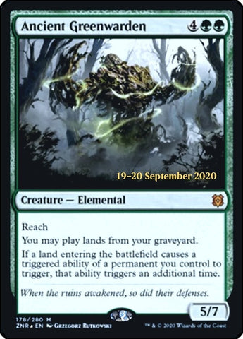 Image for Ancient Greenwarden (178) [Prerelease Cards]