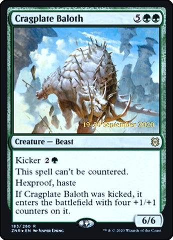 Image for Cragplate Baloth (183) [Prerelease Cards]