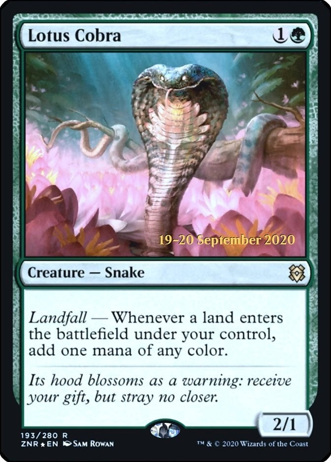 Image for Lotus Cobra (193) [Prerelease Cards]