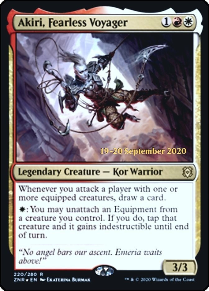 Image for Akiri, Fearless Voyager (220) [Prerelease Cards]