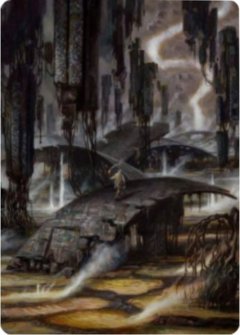 Image for Grimclimb Pathway Art Card (24) [Art Series: Zendikar Rising]