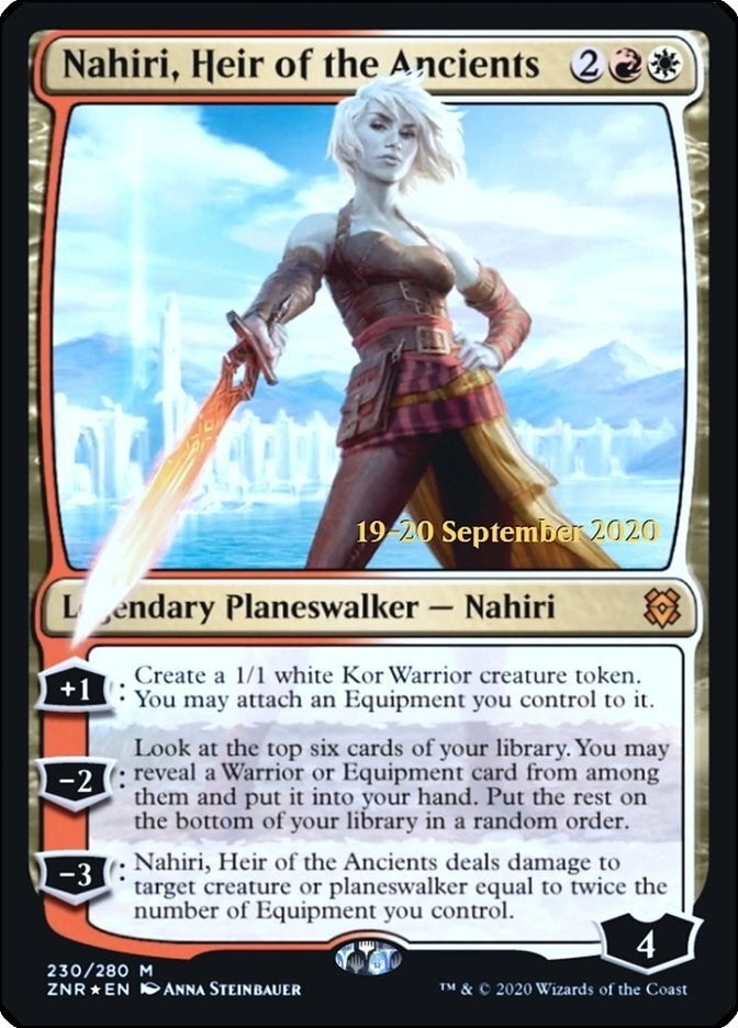 Image for Nahiri, Heir of the Ancients (230) [Prerelease Cards]