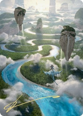 Image for Clearwater Pathway Art Card (Gold-Stamped Signature) (25) [Art Series: Zendikar Rising]