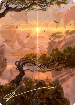 Image for Windswept Heath Art Card (Gold-Stamped Signature) (30) [Art Series: Zendikar Rising]