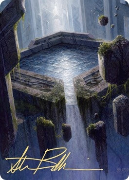 Image for Morphic Pool Art Card (Gold-Stamped Signature) (32) [Art Series: Zendikar Rising]