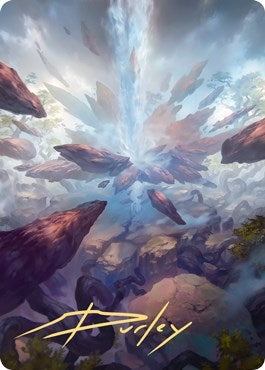 Image for Prismatic Vista Art Card (Gold-Stamped Signature) (35) [Art Series: Zendikar Rising]