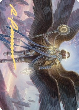 Image for Angel of Destiny Art Card (Gold-Stamped Signature) (37) [Art Series: Zendikar Rising]