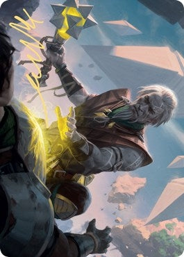 Image for Expedition Healer Art Card (Gold-Stamped Signature) (39) [Art Series: Zendikar Rising]