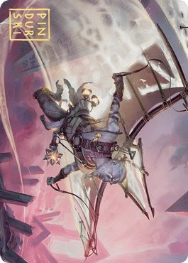 Image for Kitesail Cleric Art Card (Gold-Stamped Signature) (40) [Art Series: Zendikar Rising]